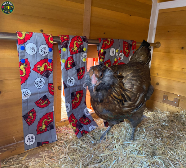 Chicken Nest Box Curtains | Hen Privacy Curtains | Nesting Box Cover | Poultry Nesting Box Curtains | Hen Coop Curtains | Hen House Cover | - Image 7