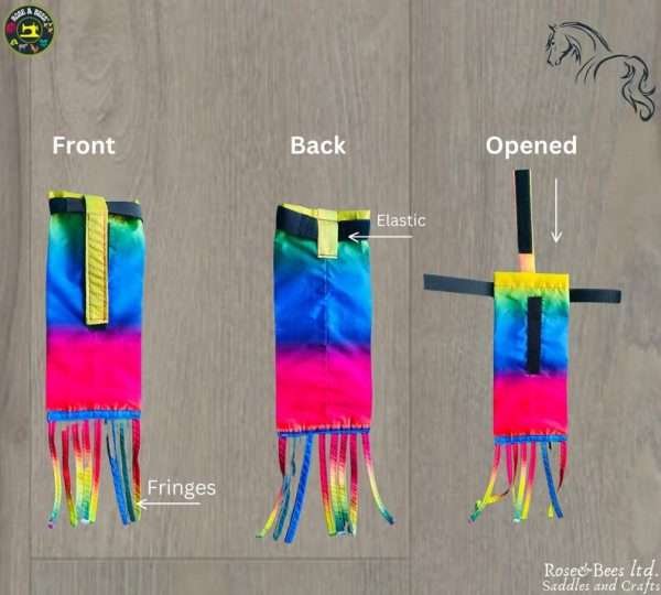 Horse Tail Bag with Fringe Pony Equestrian Equipment Horse Racing Care - Image 5
