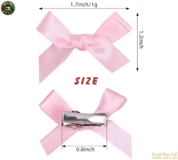 Pony Mane / Tail Bows | Set of 12 1.7” Horse Plaiting Band Bows Perfect for Grooming, Styling, & Adding Magic to Your Horse or Pony's Look! - Image 4