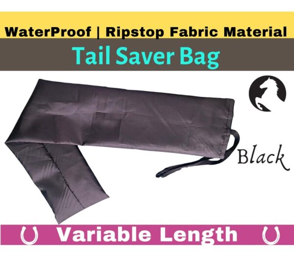 6.5" Wide Tail Saver Bag | Equine Tail Sack | Horse Cob Pony Tail Care | Equestrian Tack | Waterproof | Braid Tail Cover | Grooming Protect - Image 8