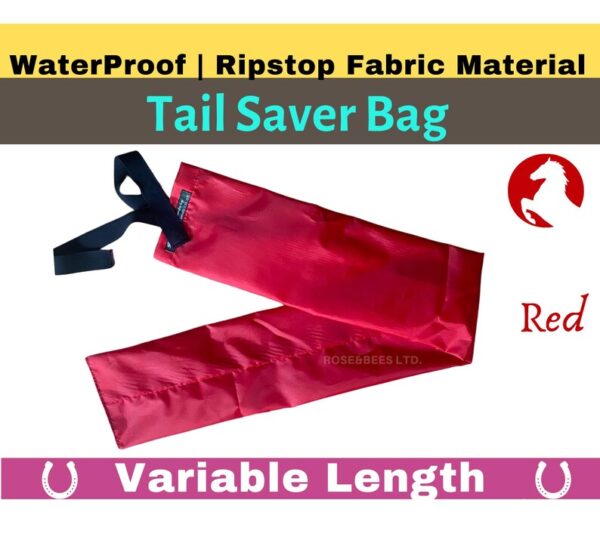 6.5" Wide Tail Saver Bag | Equine Tail Sack | Horse Cob Pony Tail Care | Equestrian Tack | Waterproof | Braid Tail Cover | Grooming Protect - Image 4