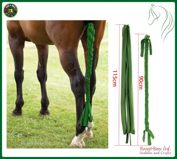 Handcrafted Horse Tail Braid Protector | Durable, Lightweight, Stylish | Protects Against Dirt & Insects | Promotes Healthy Tail Growth Care - Image 8