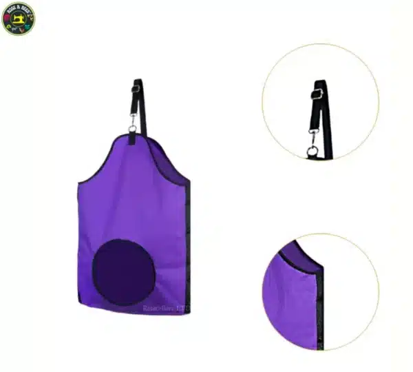 Horse Feed Durable Large Hay Bag For Horses Pony Control Feeding Equestrian - Image 2