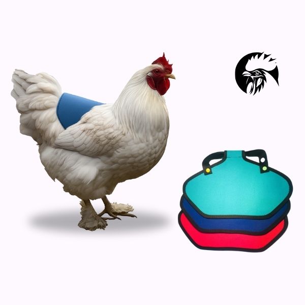 Chicken Saddle | Hen Apron | Wide | Egg Layer | Strap With Snap