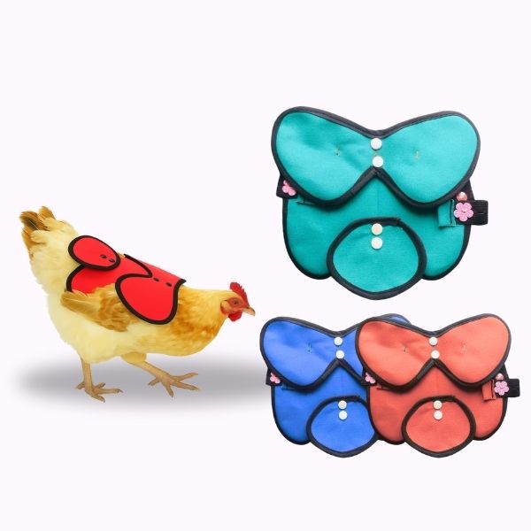Fleece-Lined Chicken Saddle | Hen Protector | Poultry Apron