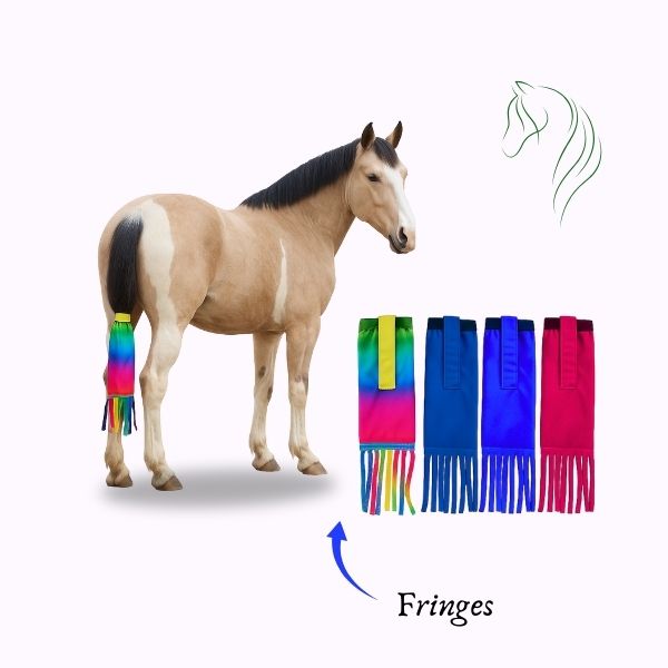 Horse Tail Bag with Fringe Pony Equestrian Equipment Horse