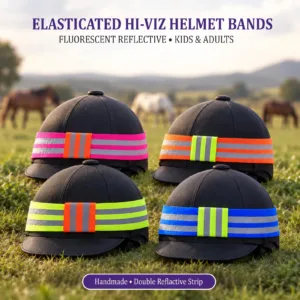 Helmet Safety Band | Elasticated Hi Viz Fluorescent