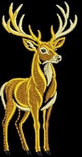 Majestic Deer Machine Embroidery Design | Digital Download