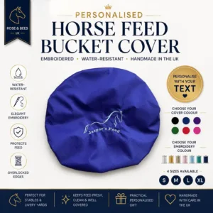 Personalised feed bucket cover